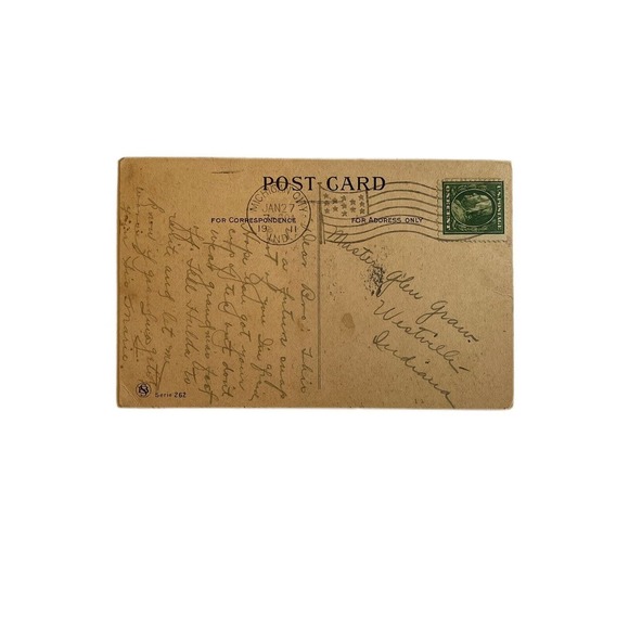 Antique Posted 1911 Ephemera Postcard Humorous Art Signed Carmichael 1910 Posted - Picture 5 of 8